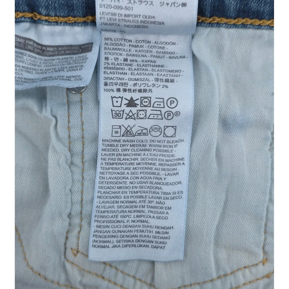 Levi's Mens Jeans 559 Relaxed Straight 44x30 Blue‎ Medium Wash Denim